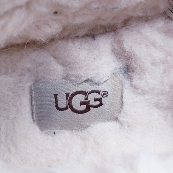 Ugg Dakota Mocassin Slipper Fur Lined Suede Slip On Comfort Women's Size 8 - Picture 8 of 9